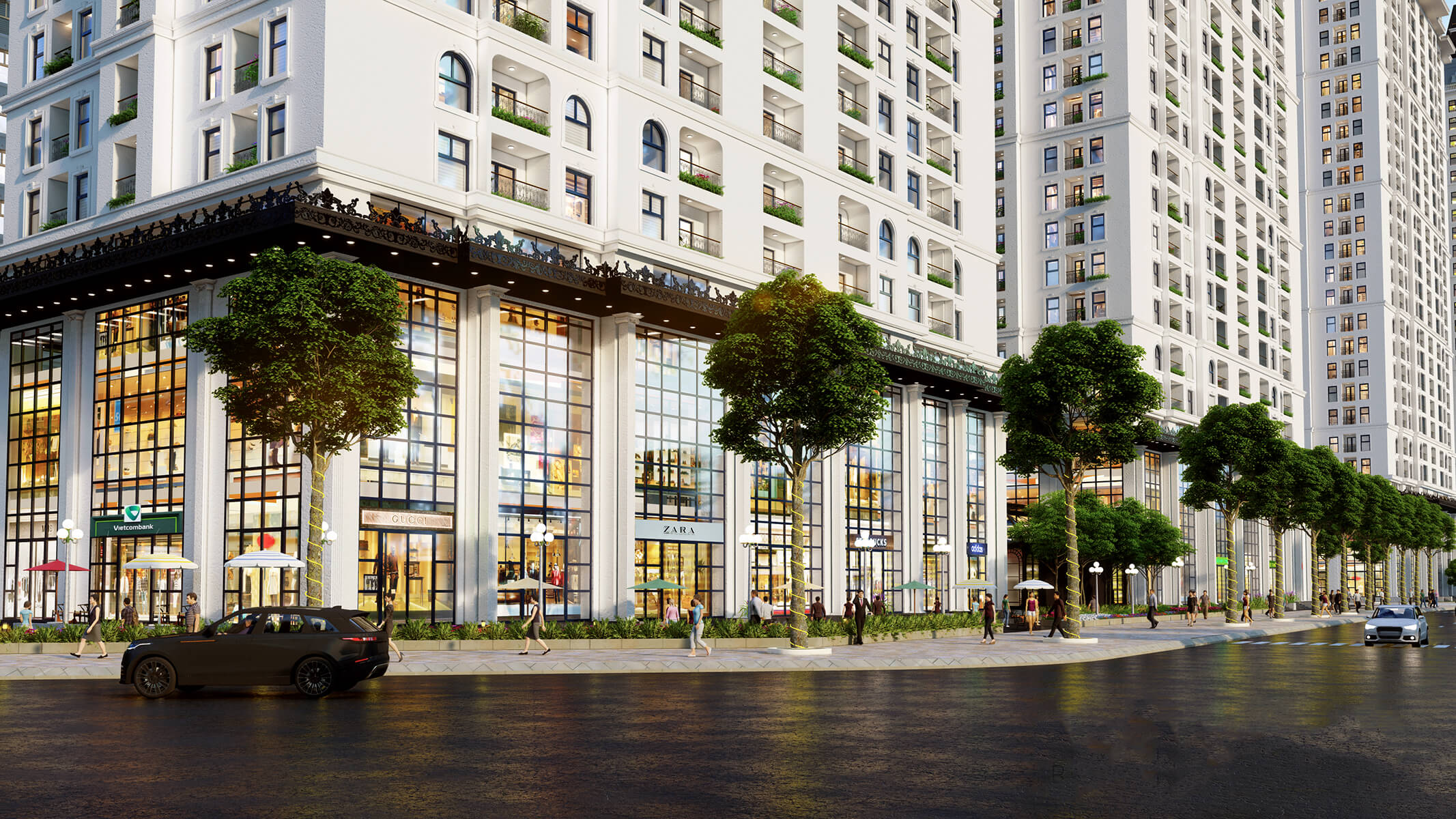 Đại ngàn xanh mát ở dự án JADE SQUARE